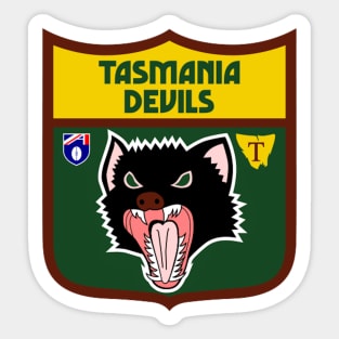 Tasmanian devils football club | AFL footy Sticker